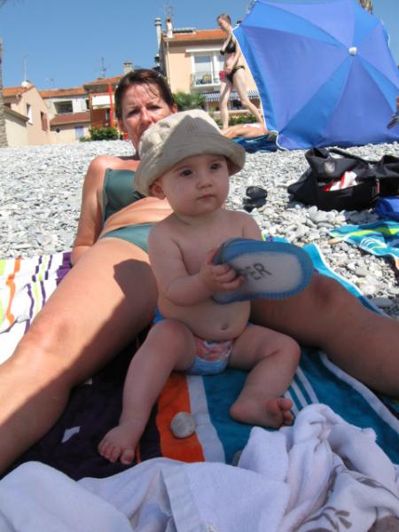 a la plage